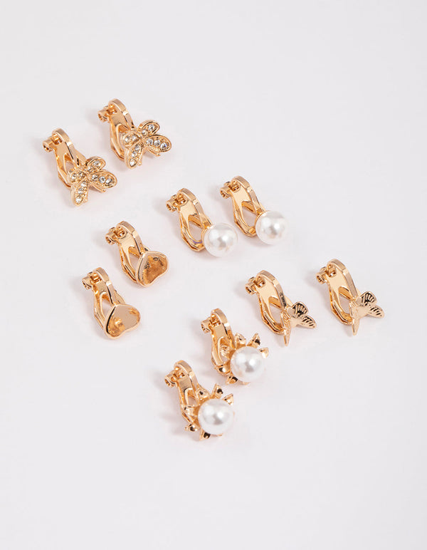 Maisie Gold Earrings Online Jewellery Shopping India | Dishis Designer  Jewellery